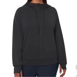 Mondetta Women’s Black Zip-Up Jacket